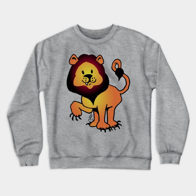 Lion Crewneck Sweatshirt by Cardvibes